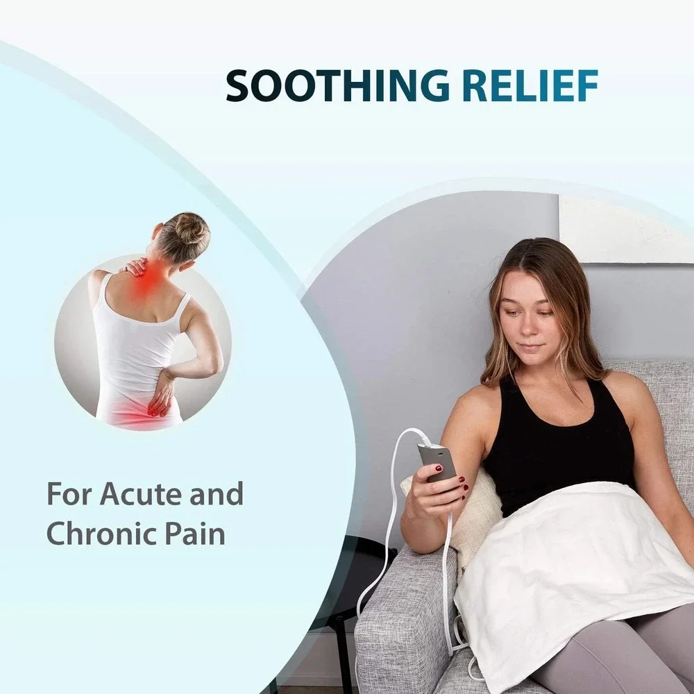 Thermorelief Extra Hot Moist Heating Pad with Auto Shut Off for Pain Relief King